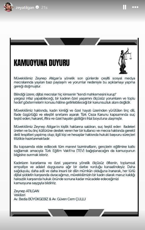 Taşacak Bu Deniz'in Fadime'si Zeynep Atılgan dava açtı: Tazminatı bakın nereye bağışlayacak - Resim : 2