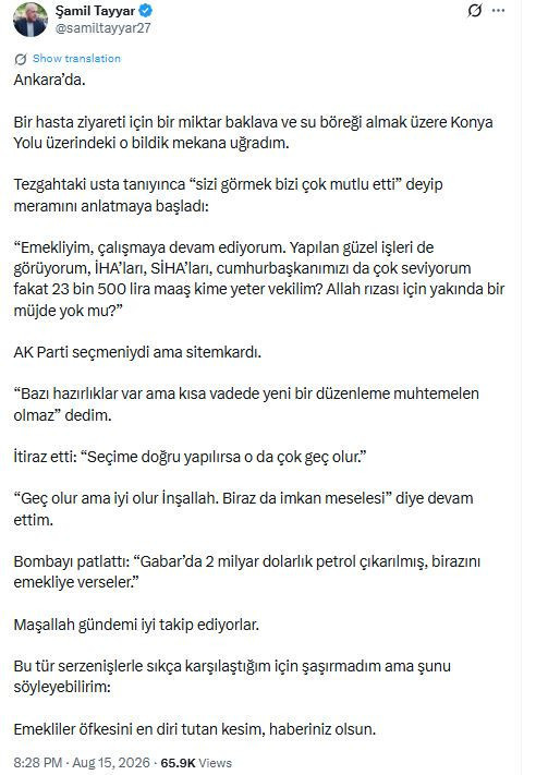 AK Parti'ye ince ayar: Emekliler öfkesini en diri tutan kesim, haberiniz olsun - Resim : 2