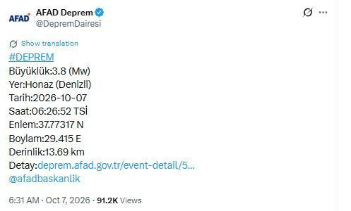 Şener Üşümezsoy'un işaret ettiği bölgede art arda depremler - Resim: 2