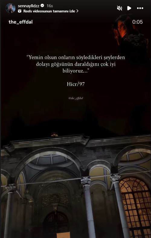 Testi pozitif çıkan Kur'an’a sarılıyor: Önce Şeyma Subaşı şimdi de Senna Yıldız - Resim : 2