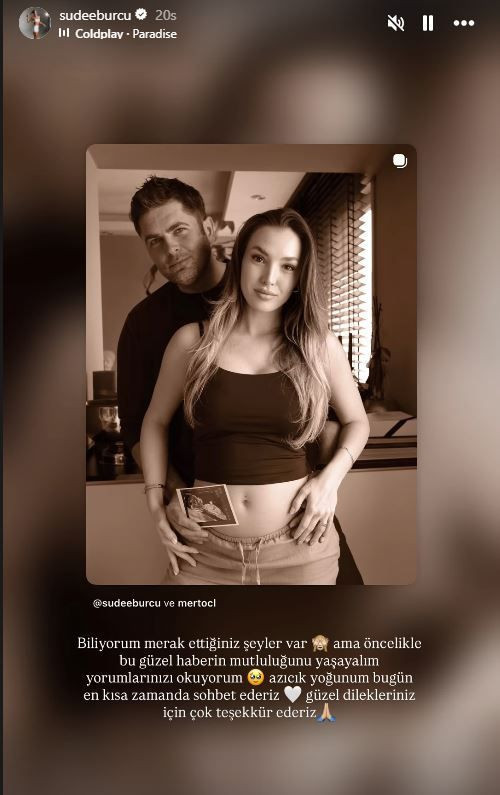 Mert Öcal ile Sude Burcu mutlu haberi duyurdu: ‘Hikayemize yeni bir karakter ekleniyor’ müjdesi - Resim: 20