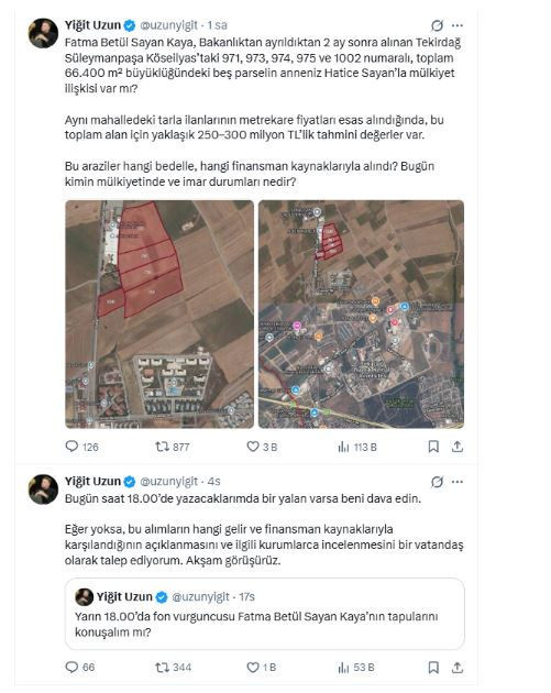 Belediye bursuyla okuyan Fatma Betül Sayan Kaya’nın ailesi gayrimenkul imparatoru çıktı - Resim : 7