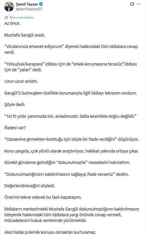 Mustafa Sarıgül’den 'kara para' ve 'korumasına tecavüz' iddialarına yanıt: Kesinlikle doğru değil - Resim : 2