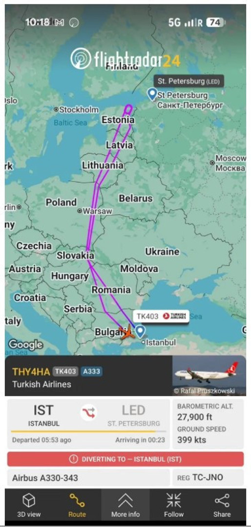 THY uçağı piste inemeden döndü: Pilottan hayati manevra - Resim : 1