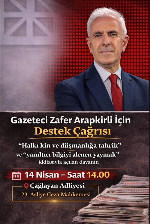 Zafer Arapkirli için destek çağrısı: Duruşması yarın görülecek - Resim : 1