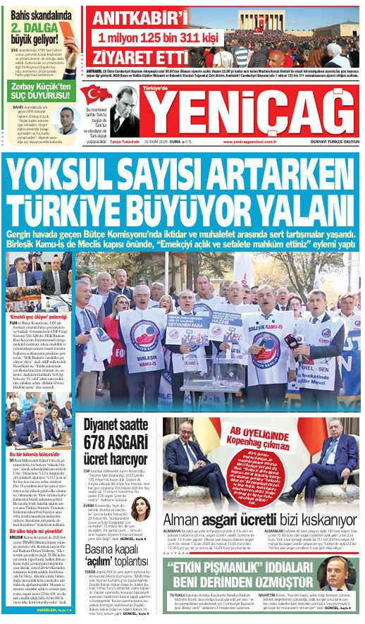 Yeniçağ Gazetesi: Yoksul sayısı artarken Türkiye büyüyor yalanı - Resim : 1