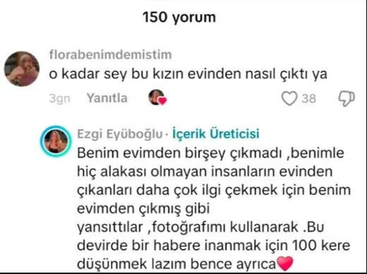 Ezgi Ey&uuml;boğlu sessizliğini bozdu: &ldquo;Benim evimden &ccedil;ıkmış gibi g&ouml;sterdiler&rdquo; - Resim : 3