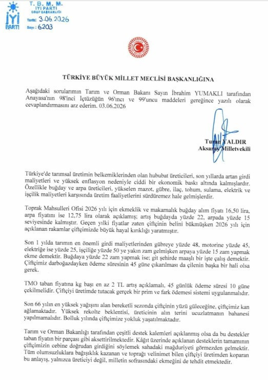 İYİ Partili isim açıkladı: 'Bıçak kemiğe dayandı'; Bakanı göreve çağırdı - Resim : 1