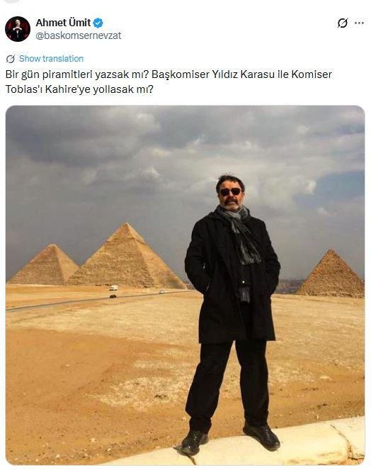 Ahmet Ümit okurlarını heyecanlandırdı: Piramitlerde yeni bir polisiye mi geliyor? - Resim : 1