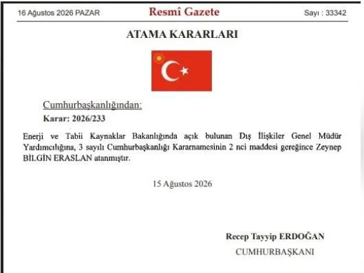 Cumhurbaşkanı Erdoğan'dan kritik atamalar: Resmi Gazete'de yayımlandı - Resim : 1