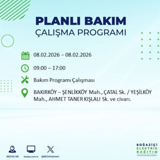 İstanbul'un 10 ilçesinde elektrik kesintisi: Pazar günü ışıklar sönecek - Resim: 5