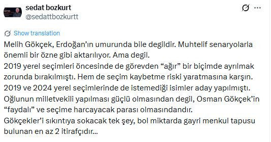 Gazeteci Sedat Bozkurt: Gökçekler'i sıkıntıya sokacak tek şey... - Resim : 2
