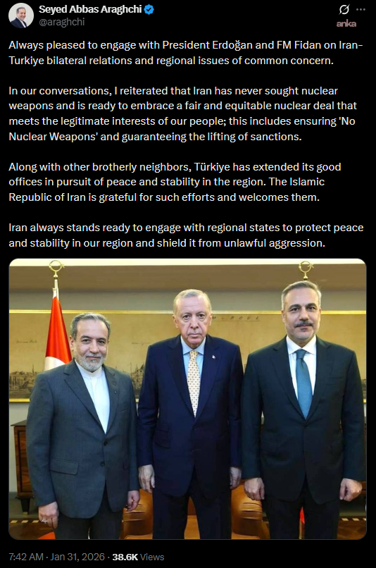 İran'dan Türkiye'ye arabuluculuk mesajı: Memnuniyetle karşılıyoruz - Resim : 1