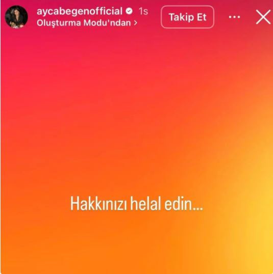Kısmetse Olur Ay&ccedil;a Beğen&rsquo;den korkutan paylaşım: &lsquo;Hakkınızı helal edin&rsquo; - Resim : 2