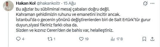 Şehit Sait Ertürk'ün eşinden TRT'nin 'Asırlık Gece" belgeseline itiraz: FETÖ'cü ilan edildi - Resim: 8