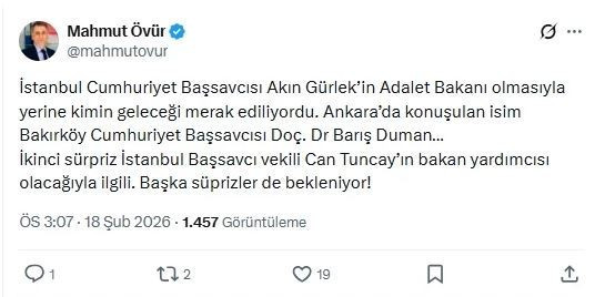 4 bakan yardımcısı değişiyor: Erdoğan onay verdi - Resim : 3