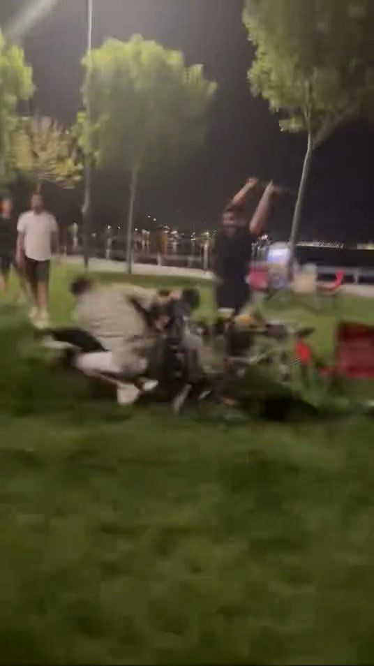 Buda piknik kavgası: İstanbul’un en işlek sahili: Kolları sıvayan çimenlere daldı - Resim : 4