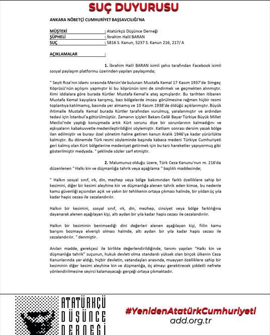 Atatürk hakkındaki asılsız iddialara suç duyurusu: ADD harekete geçti - Resim : 3