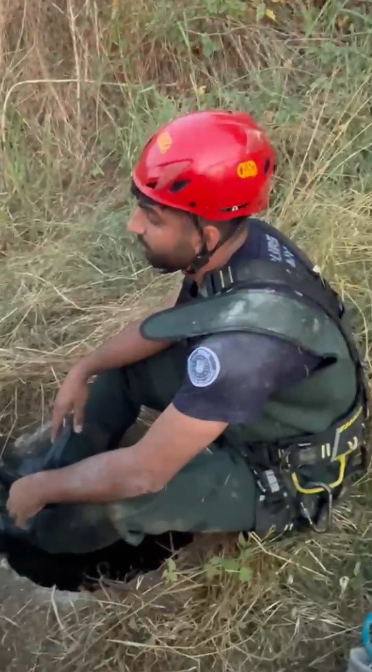 Halatlarla kuyuya indiler: İnegöl'deki mucize kurtarılış - Resim : 3