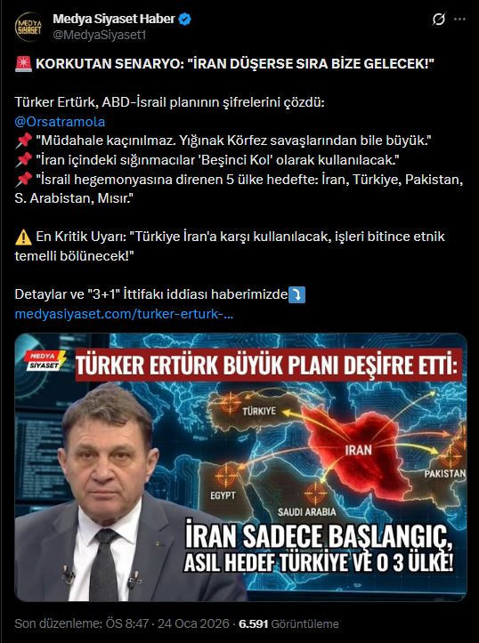 İran'dan sonra sıra Türkiye'ye gelecek: Türker Ertürk açıkladı - Resim : 1