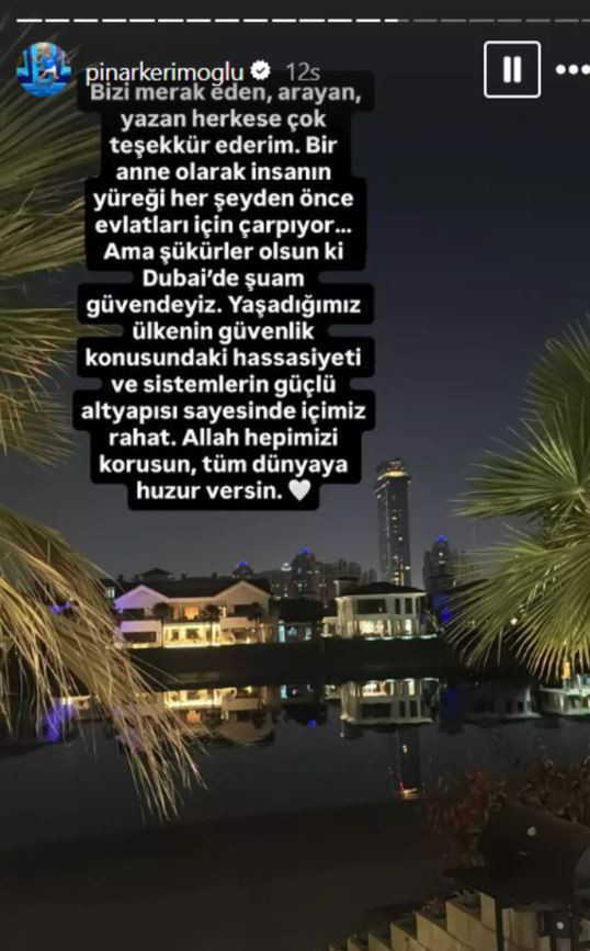 Dubai'ye yerleşti, füze yağmuruna yakalandı: Pınar Kerimoğlu şaşkına döndü - Resim : 2