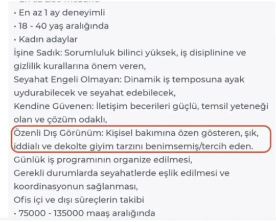 İzmir'deki iş ilanı sosyal medyayı karıştırdı: Kadın adaylarda aranan kriterler tartışma yarattı - Resim: 3
