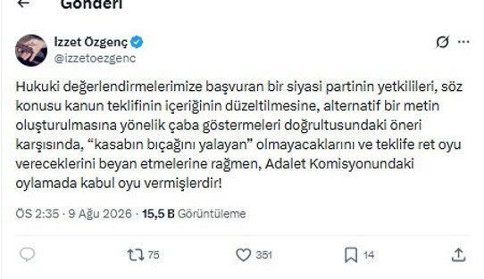 'Çerçeve yasa'da yeni gelişme: 'Ret' oyu vereceklerine rağmen 'evet' diyen parti ortaya çıktı - Resim : 1
