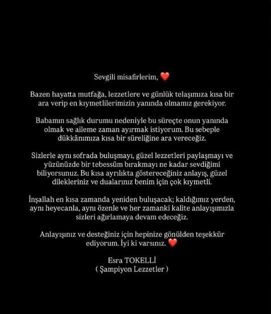 MasterChef şampiyonu Esra Tokelli’den restoranını kapatma kararı: Nedeni belli oldu - Resim: 3
