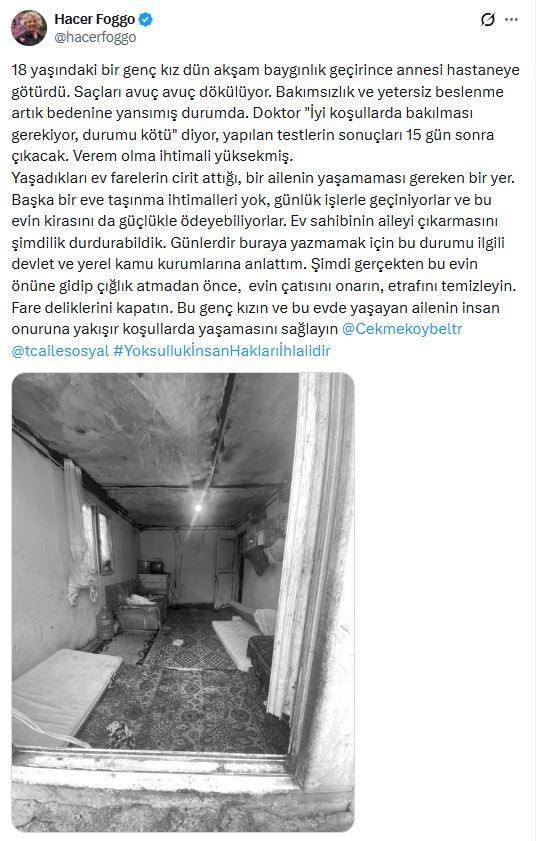 Türk milleti ne hallere düştü: 18 yaşındaki genç kız açlıktan hastanelik oldu - Resim : 1