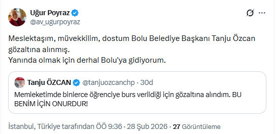 Tanju Özcan'dan gözaltı sonrası ilk açıklama: Burs verdiğim için buradayım - Resim : 3