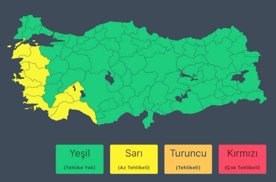 Meteoroloji'den alarm: 26 Ocak'ta kuvvetli yağış ve fırtına geliyor - Resim : 1