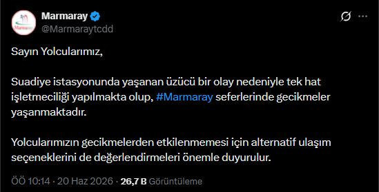 Marmaray’da bir intihar vakası daha: Son aylardaki artış dikkat çekiyor - Resim : 1