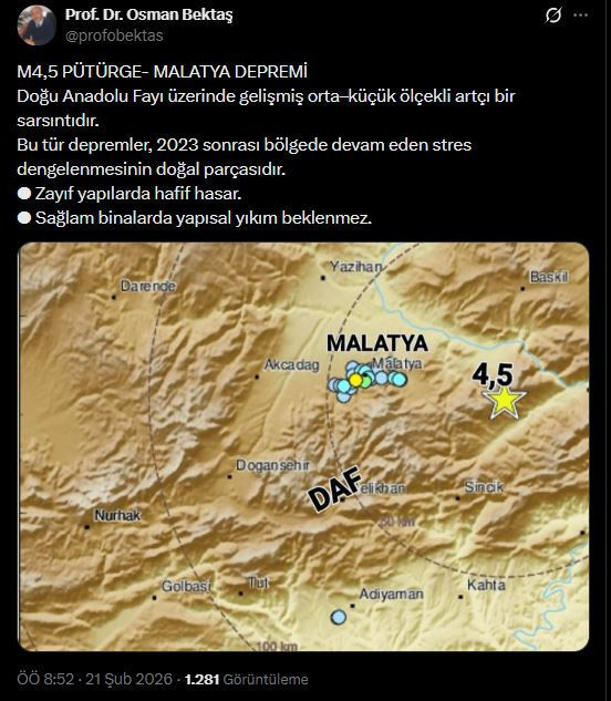 Malatya'daki deprem neyin habercisi? Deprem uzmanları uyardı - Resim : 2