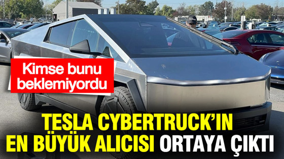 Elon Musk'ın şirketi, Tesla Cybertruck’ların en büyük alıcısı oldu