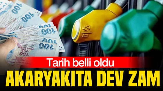 1 Kasım Pazar gününden itibaren benzine 4,15 TL, motorine 3,60 TL zam geliyor
