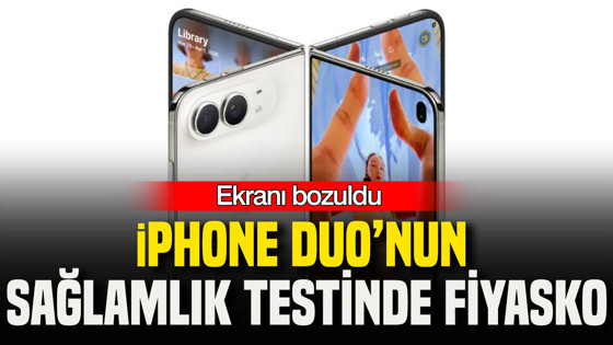 230 bin liralık iPhone Duo sağlamlık testinden geçemedi
