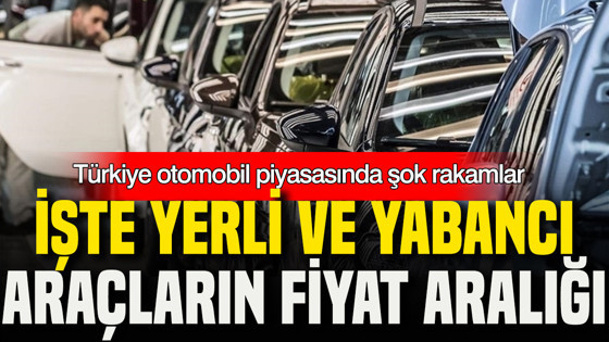 Türkiye’de satılan otomobillerin yüzde 79’u 1,5-3 milyon TL aralığında