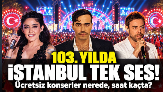 İstanbul’da bu akşam 29 Ekim coşkusu: Simge, Edis, Livaneli sahnede, ulaşım ücretsiz