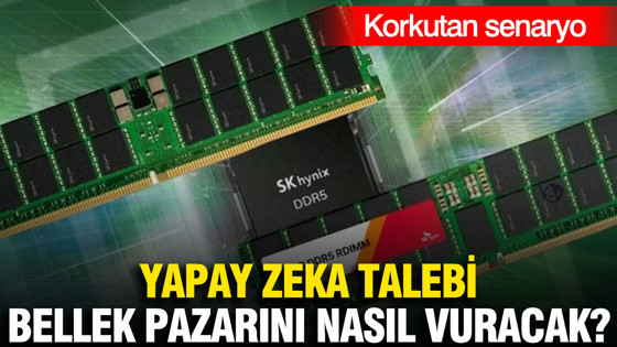 Yapay zeka talebi bellek pazarındaki arz sıkıntısını 2030'a kadar taşıyabilir