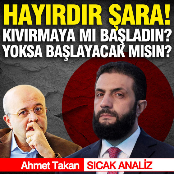 Kıvırmaya mı başladın? Yoksa başlayacak mısın? Hayırdır Şara