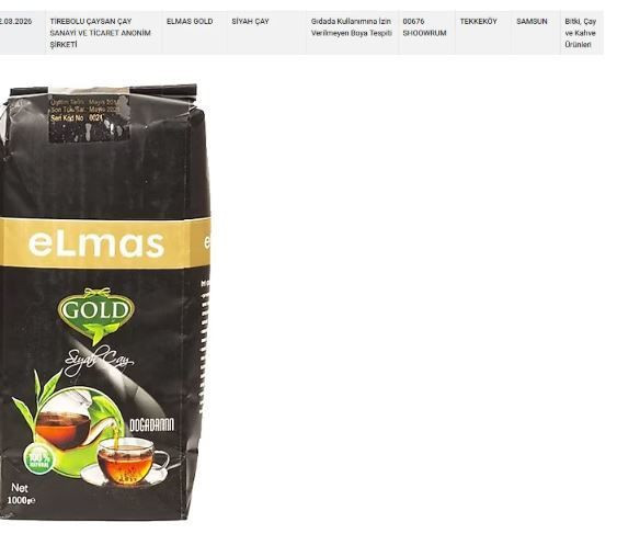 Ünlü markanın çayından boya çıktı: Bakanlık kırmızı listeye aldı - Resim: 3