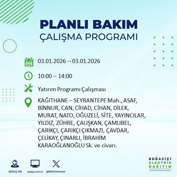İstanbul yarın karanlığa gömülüyor. İşte elektriği kesilecek ilçeler ve mahalleler - Resim: 8