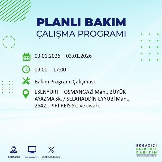 İstanbul yarın karanlığa gömülüyor. İşte elektriği kesilecek ilçeler ve mahalleler - Resim: 7