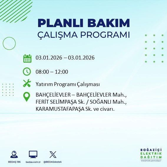 İstanbul yarın karanlığa gömülüyor. İşte elektriği kesilecek ilçeler ve mahalleler - Resim: 4