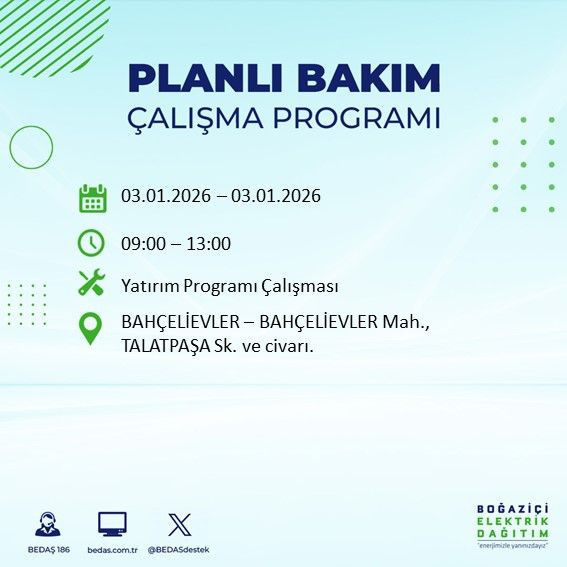 İstanbul yarın karanlığa gömülüyor. İşte elektriği kesilecek ilçeler ve mahalleler - Resim: 2