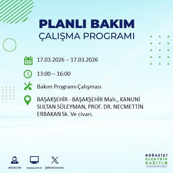 17 Mart İstanbul’da kesinti günü: İlçeler ve saatler belli oldu: BEDAŞ duyurdu - Resim: 10