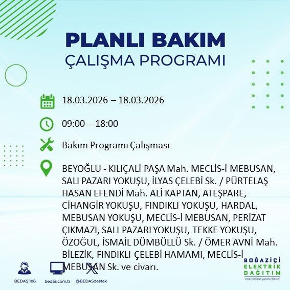 18 Mart İstanbul elektrik kesintisi alarmı: BEDAŞ açıkladı: Bu ilçeler karanlıkta kalacak - Resim: 14