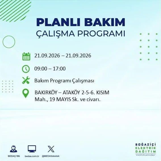 İstanbul'da 17 ilçede elektrikler kesilecek: Saatlerce gelmeyecek - Resim: 5