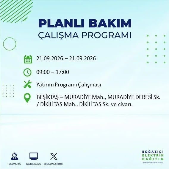 İstanbul'da 17 ilçede elektrikler kesilecek: Saatlerce gelmeyecek - Resim: 6