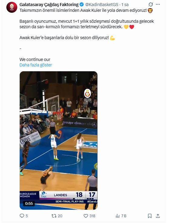 Galatasaray Finlandiyalı oyuncu Kuier'in sözleşmesi uzatı - Resim : 1